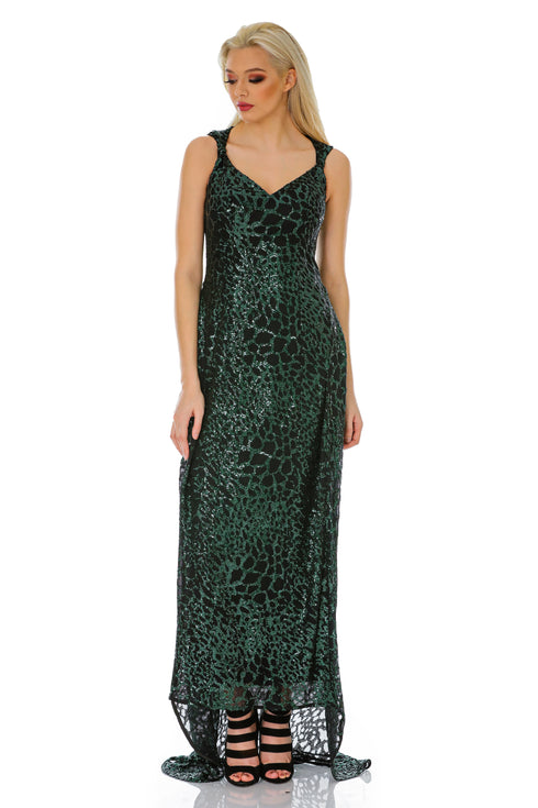 Rochie tull paietat T-57